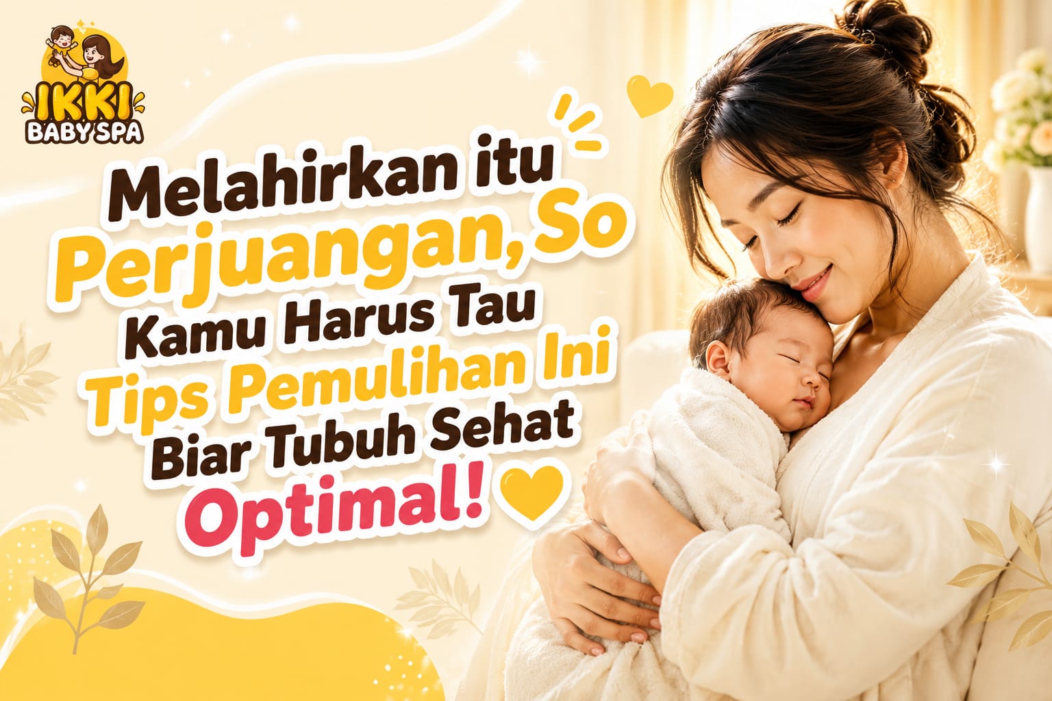 Melahirkan itu Perjuangan, So Kamu Harus Tau Tips Pemulihan Ini Biar Tubuh Sehat Optimal! 💛